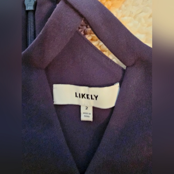 Carolyn Dress Navy a lady-like flattering fit with a hint of cool. - Picture 7 of 7